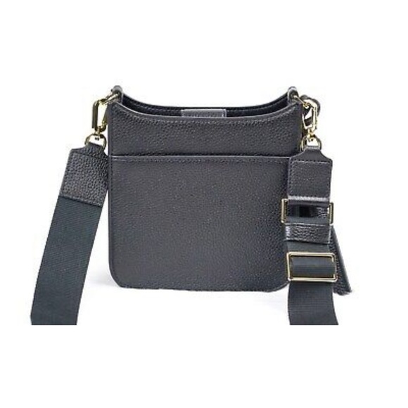 SOLD Tory Burch THEA Mini Web Shoulder Bag Black - Picture 4 of 5